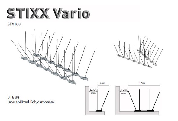 Produktbillede - Dueværn STIXX Vario